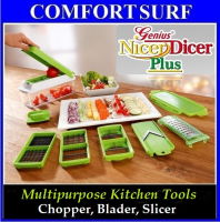 Multipurpose Kitchen Tool Nicer Dicer Plus-Vegetable, Fruit, Food Chopper, Blader, Slicer